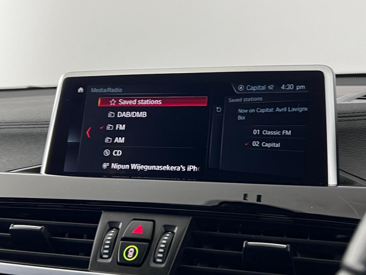 BMW X2 thumbnail Infotainment System