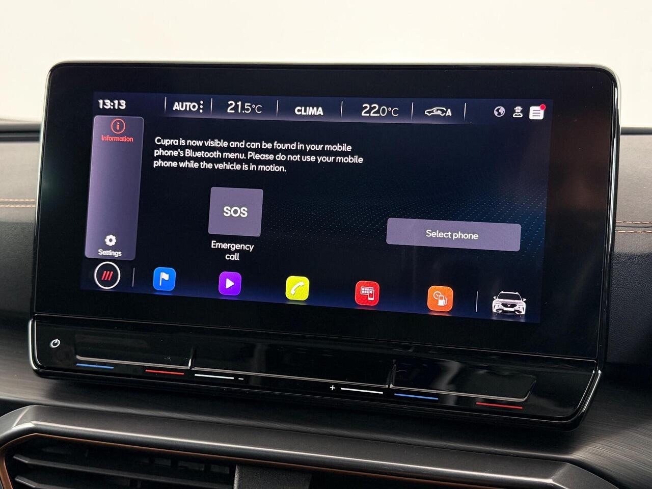 CUPRA Formentor thumbnail Infotainment System