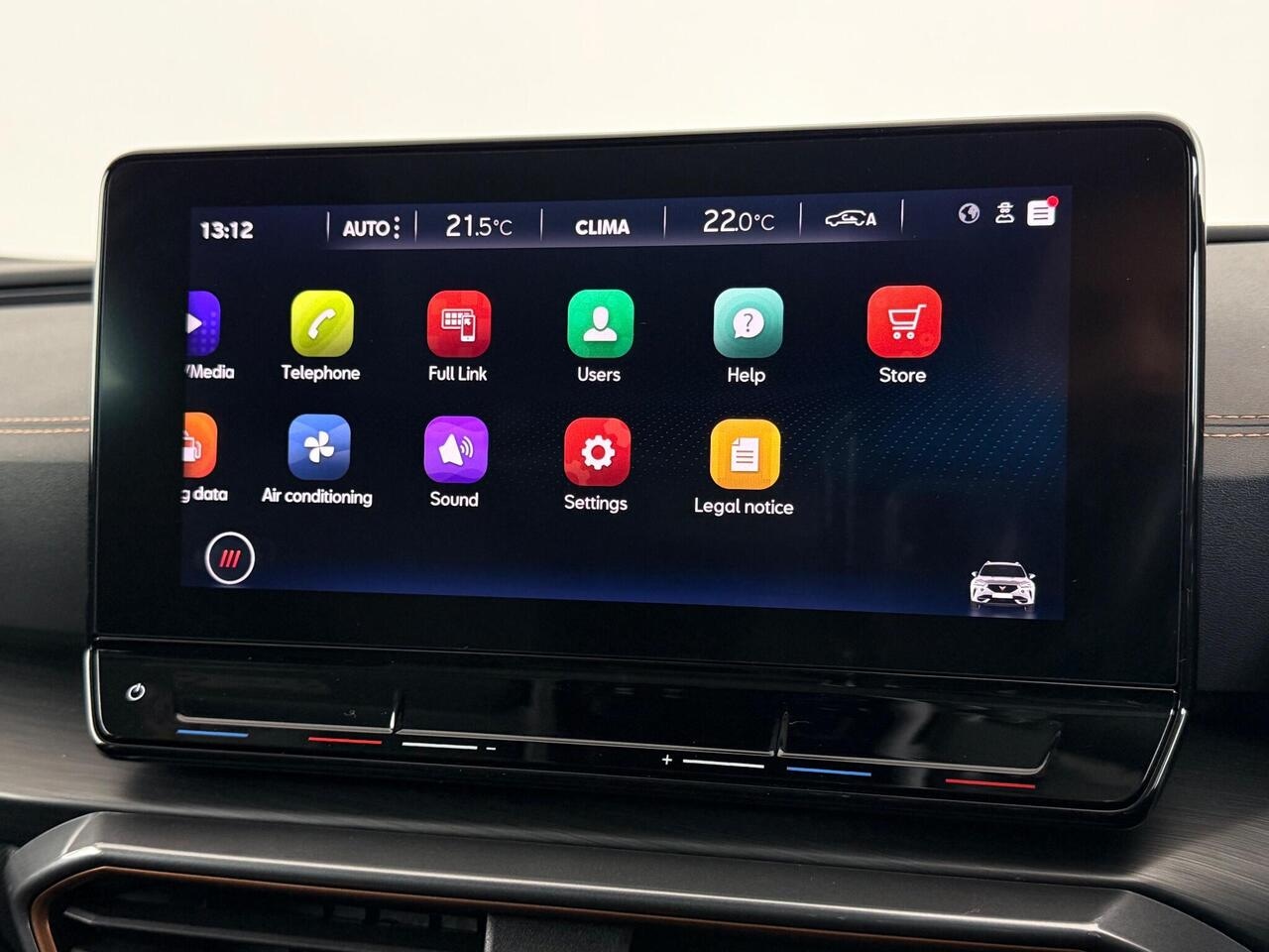 CUPRA Formentor thumbnail Infotainment System