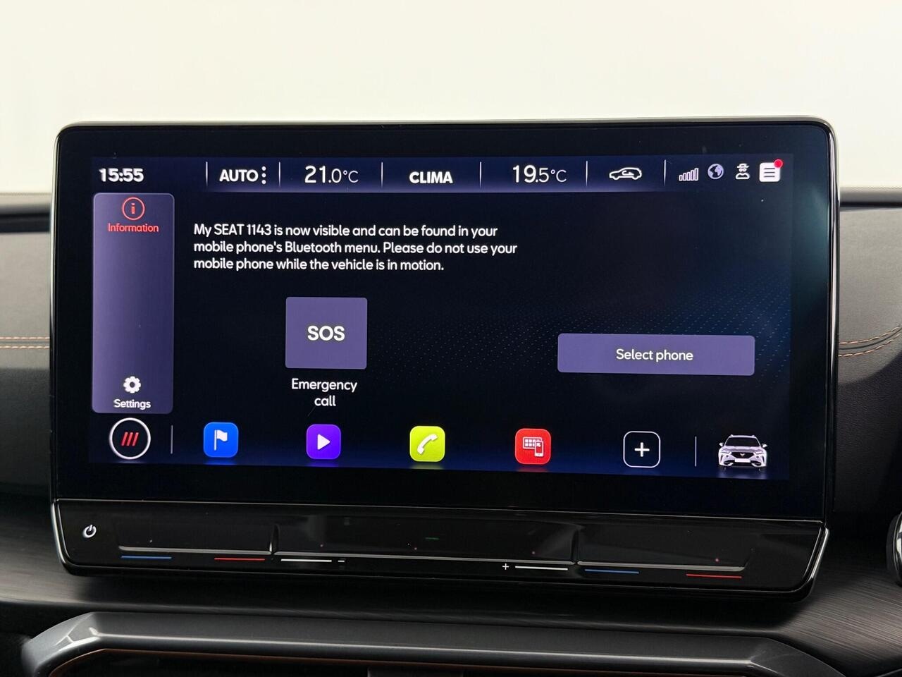 CUPRA Formentor thumbnail Infotainment System